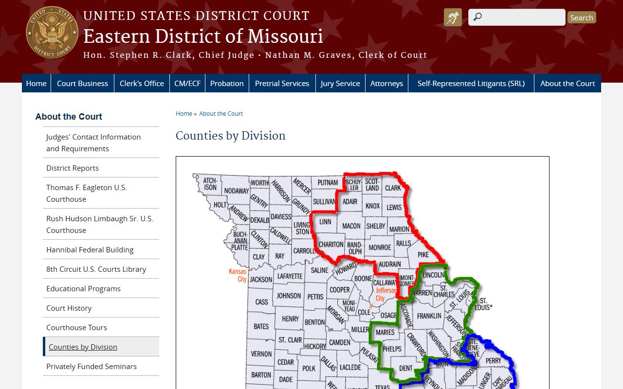 St. Francois County Circuit Court records federal division context