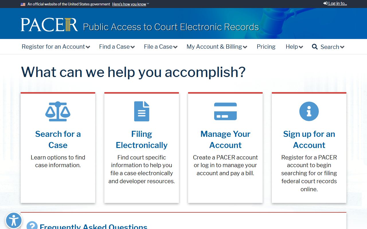 St. Francois County Circuit Court records and PACER federal records portal